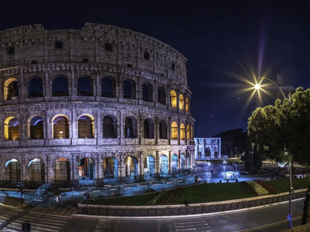 Poszter 40x30cm Híres Colosseum Rómában, Olaszország