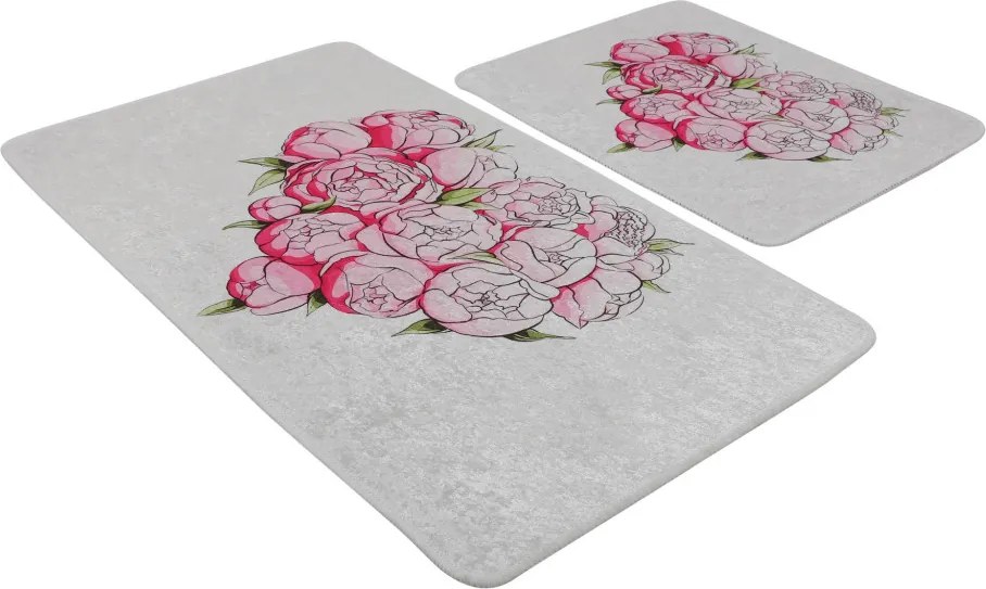 Peonia fürdőszobaszőnyeg, 60×100 cm – TR359CHL2526