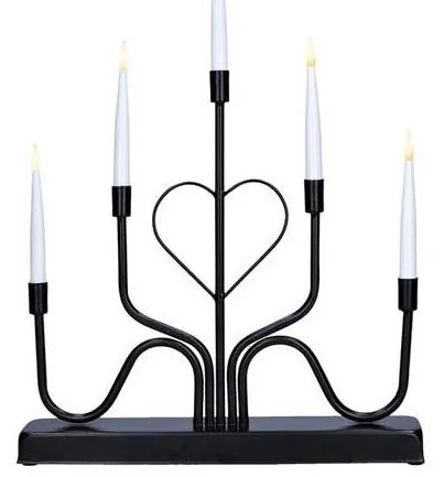 Solight 1V280 - LED karácsonyi gyertyatartó 5xLED/2xAA meleg fehér