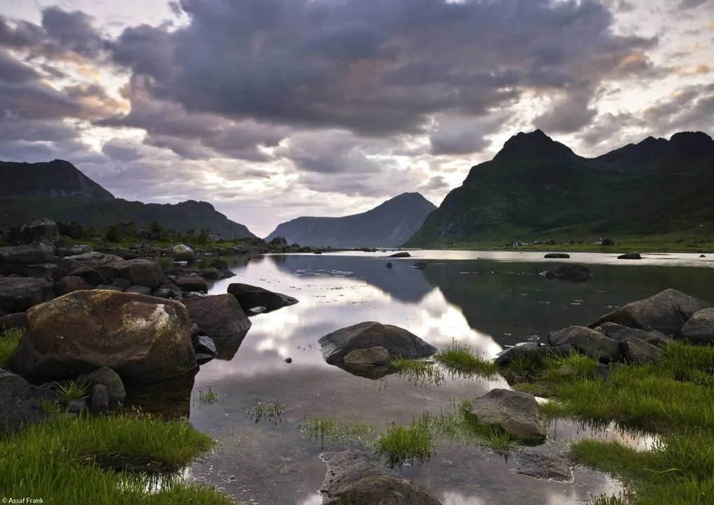 Poszter 29,7x21cm Norvég fjord 6, Assaf Frank