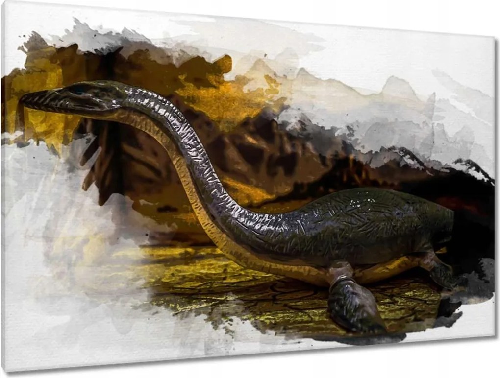 Képek 120x80 Dinoszaurusz a vitrinben