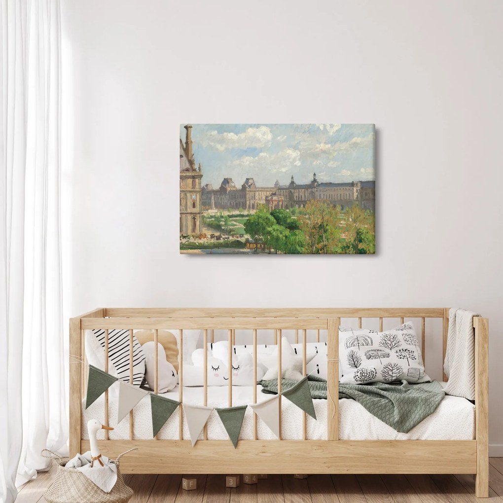 Kép - Camille Pissarro, Place du Carrousel, Paris, reprodukciók (90x60 cm)