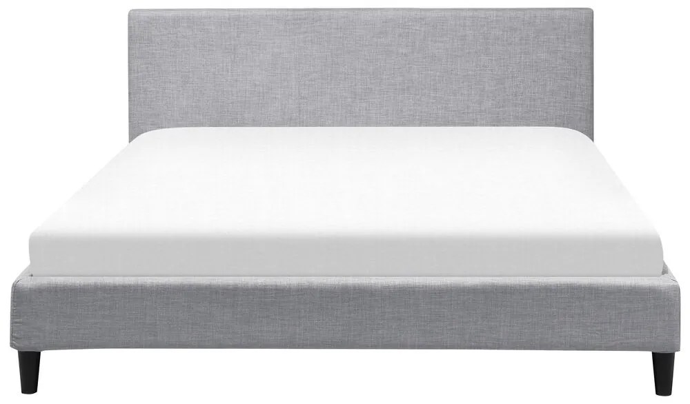 Franciaágy 180 cm FUTTI (ágyráccsal) (szürke). 1007269