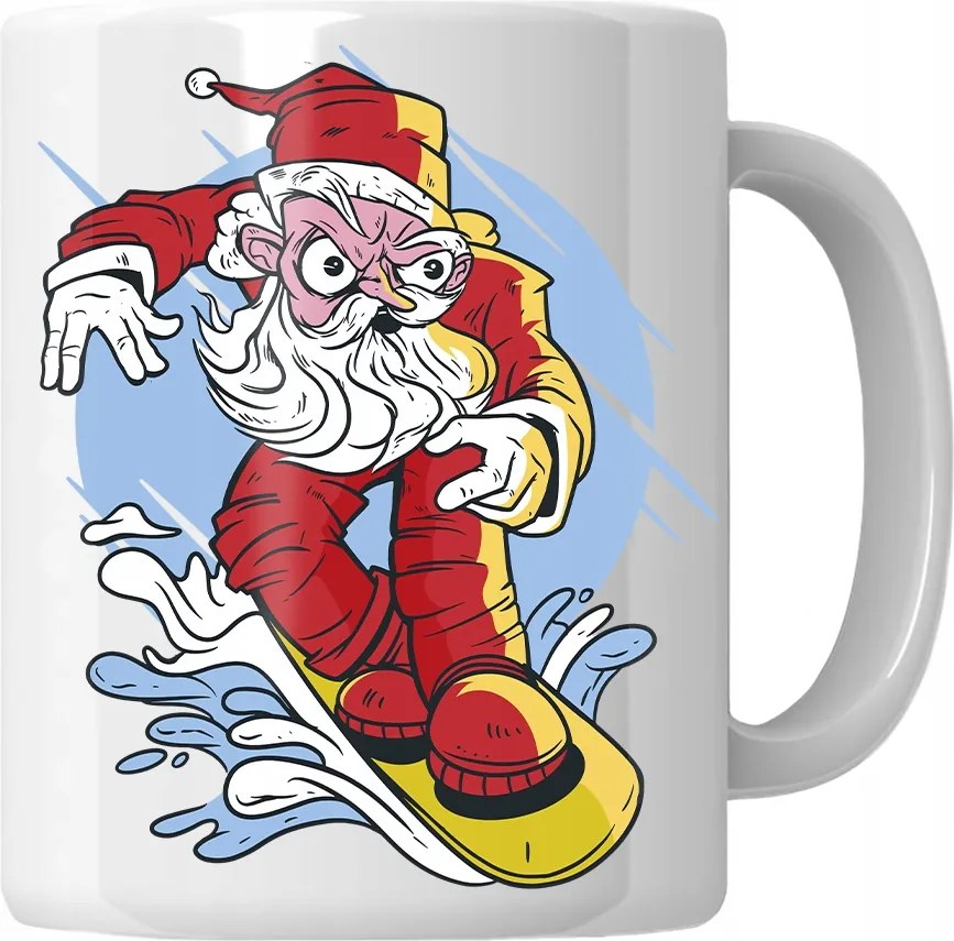 Bögre Snowboard Mikulás Ajándék Síelőknek Téli sportok Hó