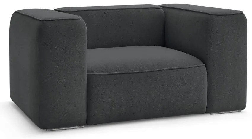 Sötétszürke fotel Zephyr – Bobochic Paris