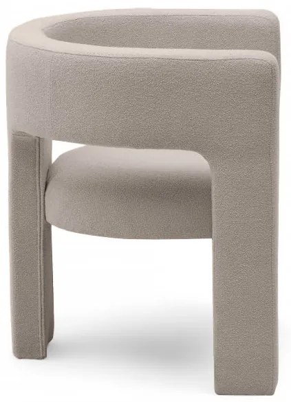 Bézs-szürke design kialakítású fotel ALPAH LOOP