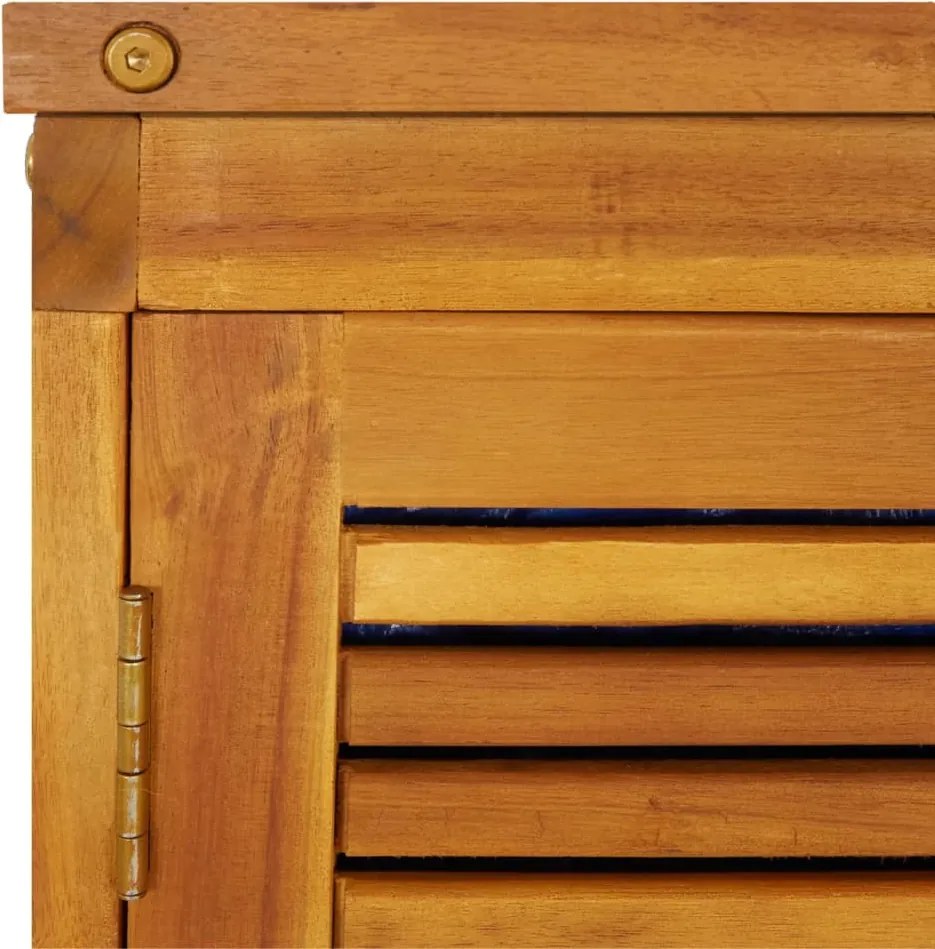 vidaXL tömör akácfa kerti tárolóláda 140 x 87 x 104 cm