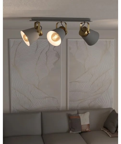 Eglo 43837 - Spotlámpa TWICKEN 3xE27/40W/230V