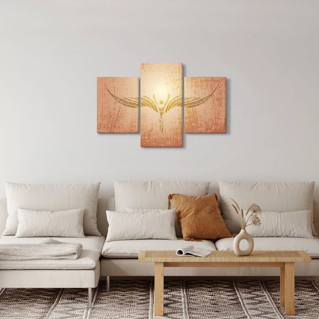 Kép - angyali absztrakció (90x60 cm)