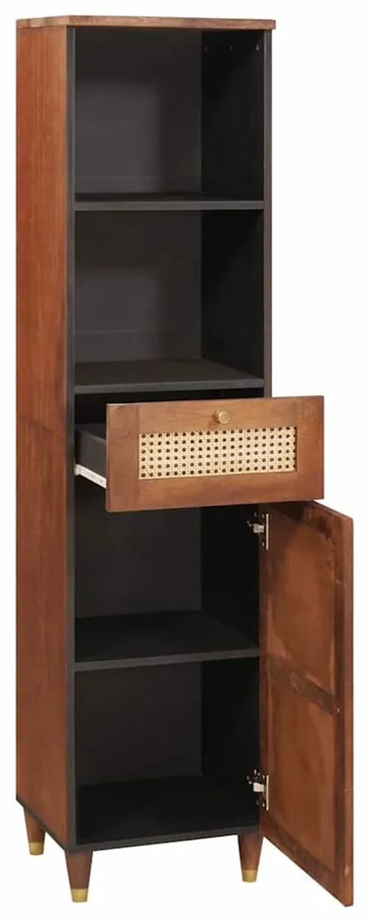 Széf fiókkal polcokkal tárolóval Barna 38 x 33.5 x 160 cm