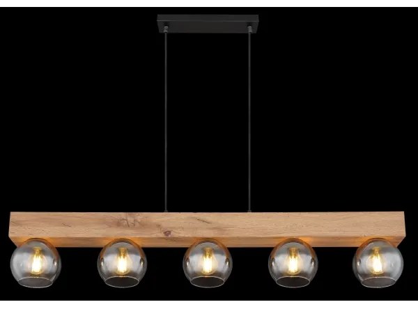 Globo 15656-5H - MOITAS 5xE27/40W/230V függeszték kábellel