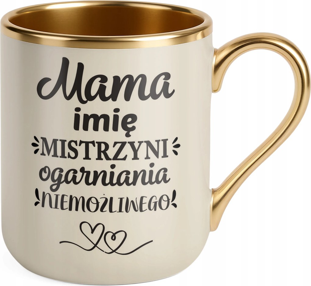 Prémium Bögre Arany Ekrü Személyre szabott Anyák napja Anyák napjára