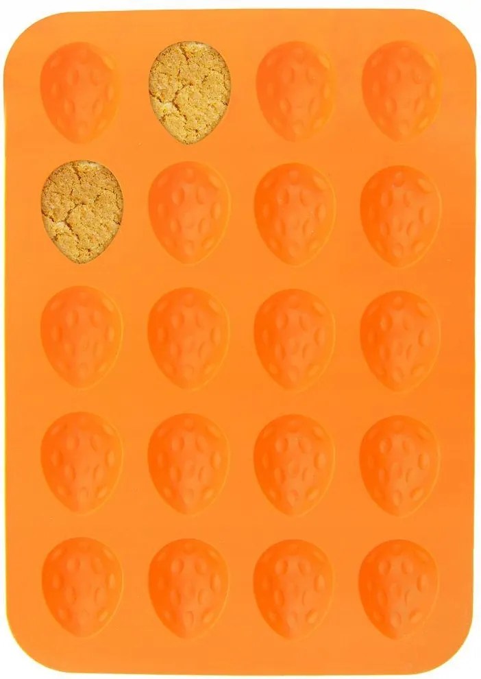 Mogyoró Szilikon Keksz Sütőforma Orion 18,5 x 27,5cm 151721