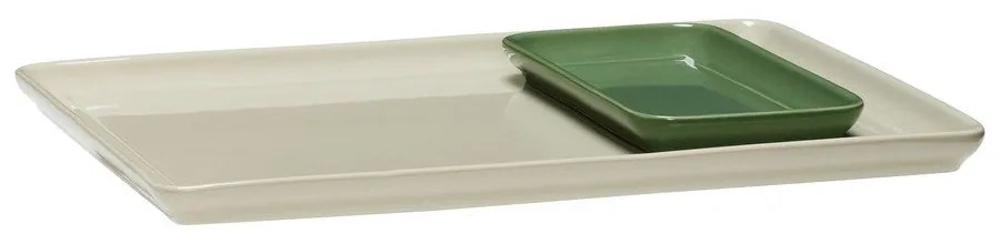 Kerámia dekoratív tálca szett 2 db-os 26x35 cm Amare – Hübsch