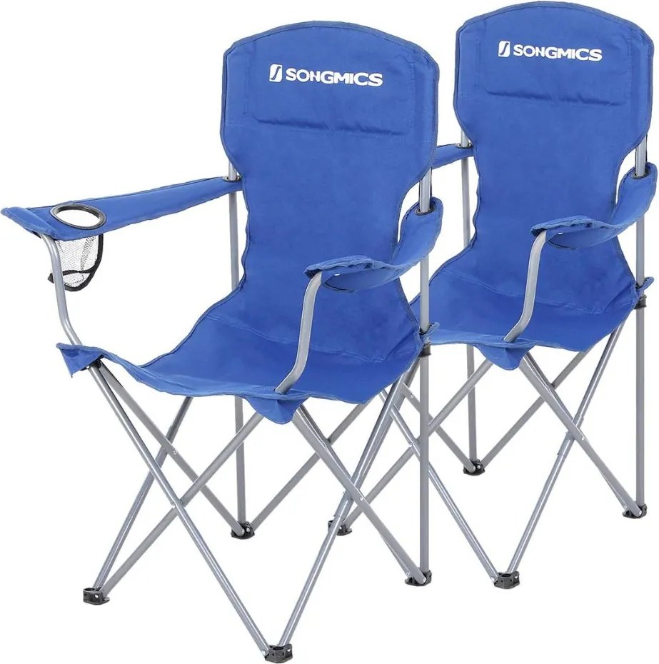 NOMAD kempingszékek, 2 db-os szett, kék SongmicsHome