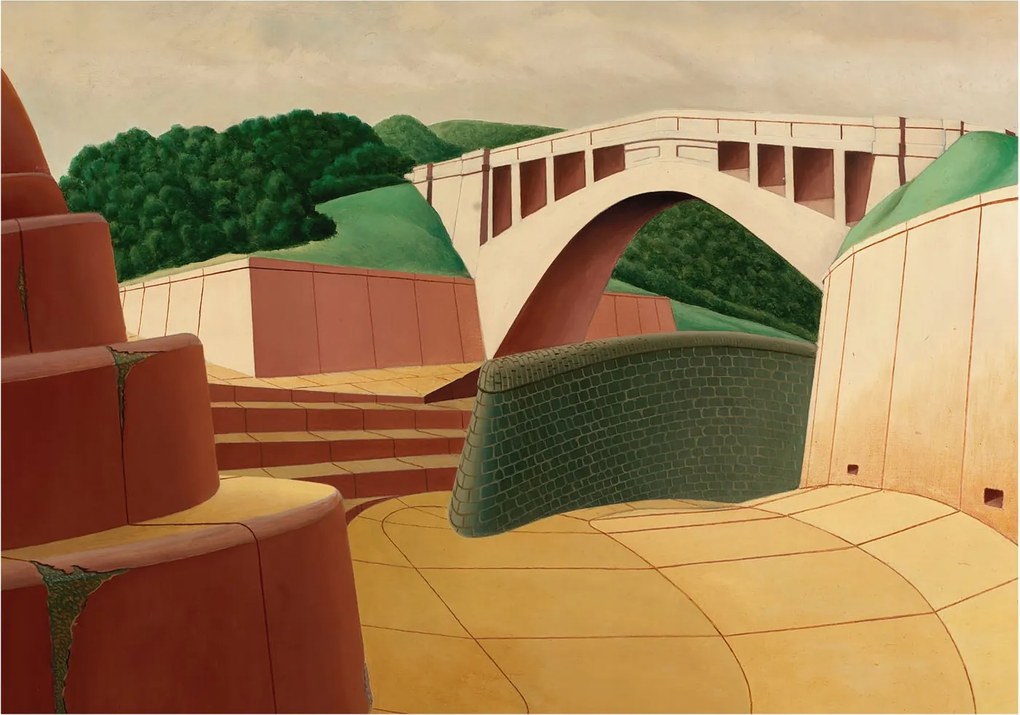 Fotótapéta Flizelin Szoba tapéta Csendes táj 208x146 Ragasztó