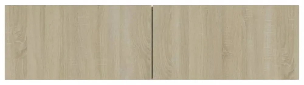sonoma tölgy szerelt fa TV-szekrény 120 x 30 x 30 cm