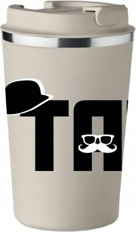 Prémium Termo Bögre bézs Apák napi ajándék Apa KT_382