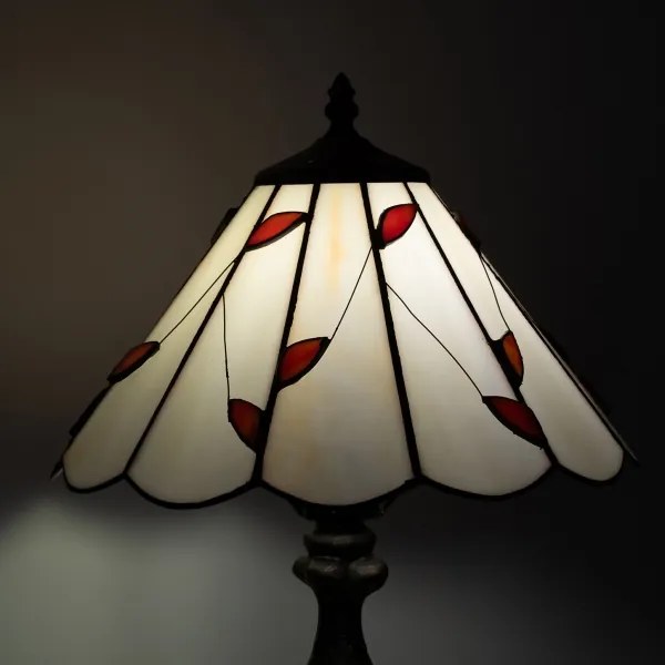 Brilagi - Tiffany-vitrázs asztali lámpa FOLIA 1xE27/60W/230V