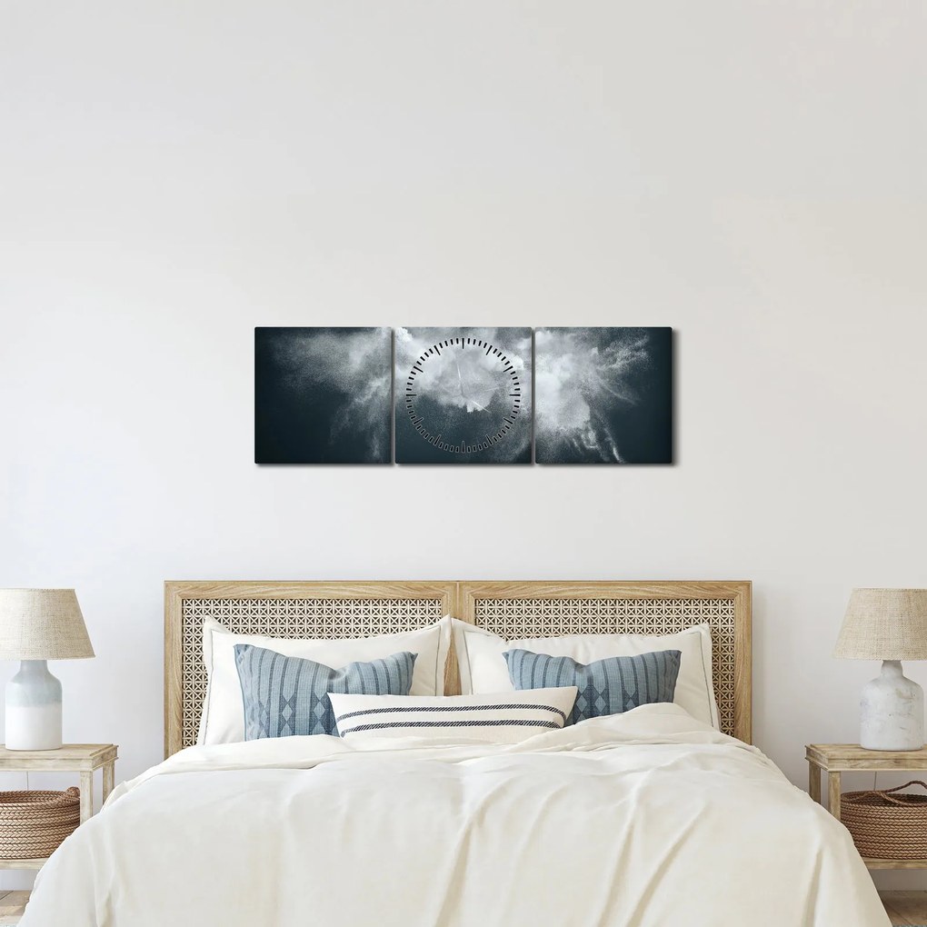 Az absztrakció képe (órával) (90x30 cm)