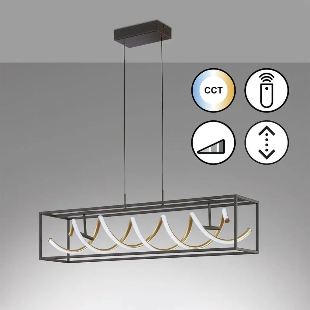 Fischer&Honsel Gian 61046 Lepel lámpa 1x42W/LED 2700K 5100 lm IP20