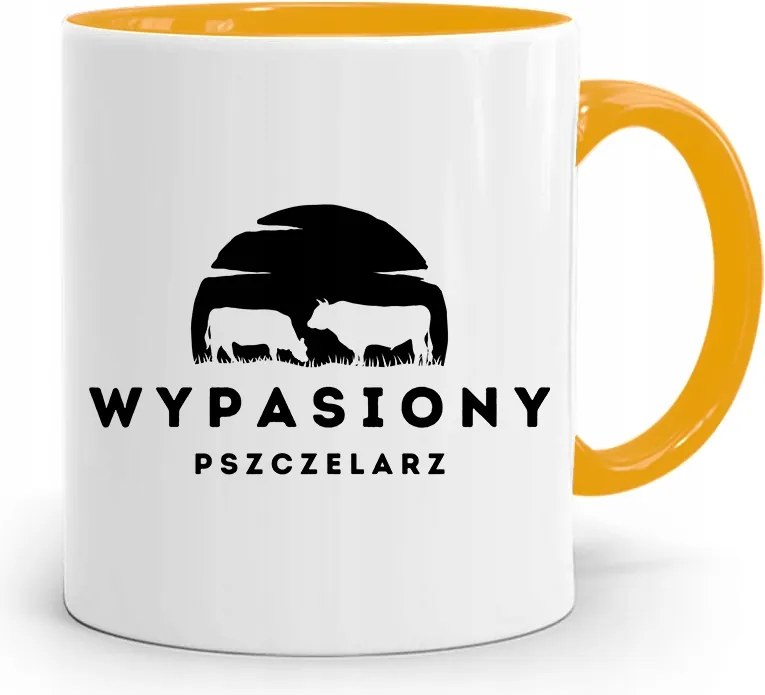 Sárga Bögre Méhésznek, fényképes nyomattal