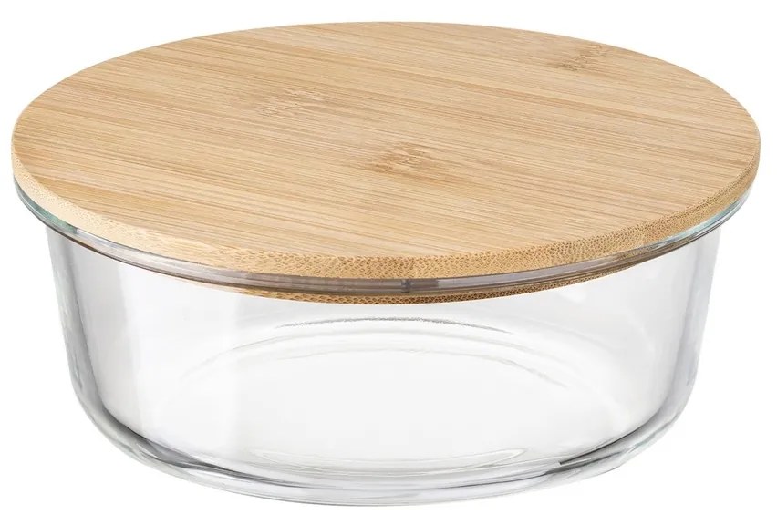 Florina Clavato üvegedény bambusz fedéllel , 390 ml, S