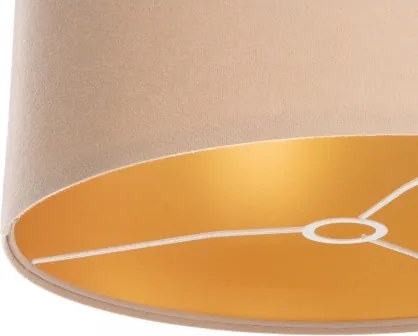 Univerzális STANDART E27 lámpabúra, 45 cm, bézs/arany