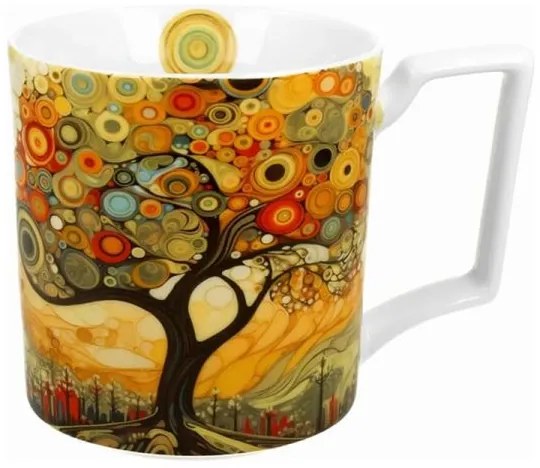 Nagyméretű porcelán bögre Modern ART Tree 750 ml
