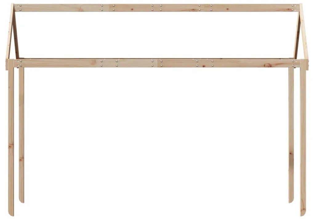 tömör fenyőfa gyerekágytető 217 x 85,5 x 154 cm