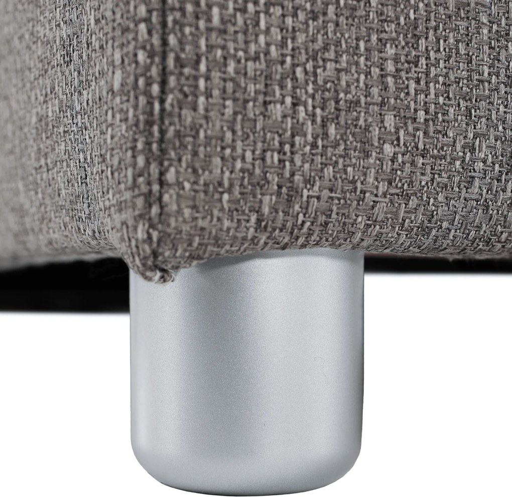 Elektromos állítható ágy, boxspring, szürke, 120x200, GERONA NEW