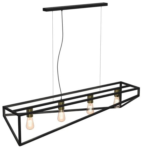 Csillár zsinóron GOTE 4xE27/60W/230V