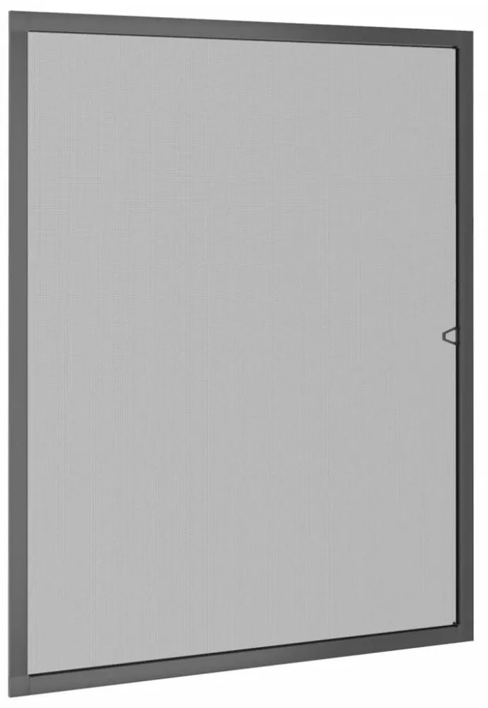 antracitszürke ablakszúnyogháló 80x100 cm