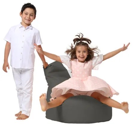 Babzsák 70x70 cm szürke