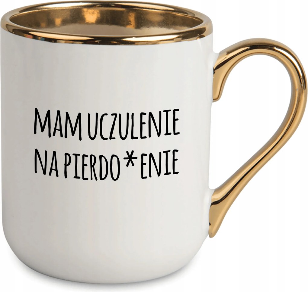 Fehér Bögre 330ml Arany Rant Főnök Allergia Hülyeségekre Többféle Minta