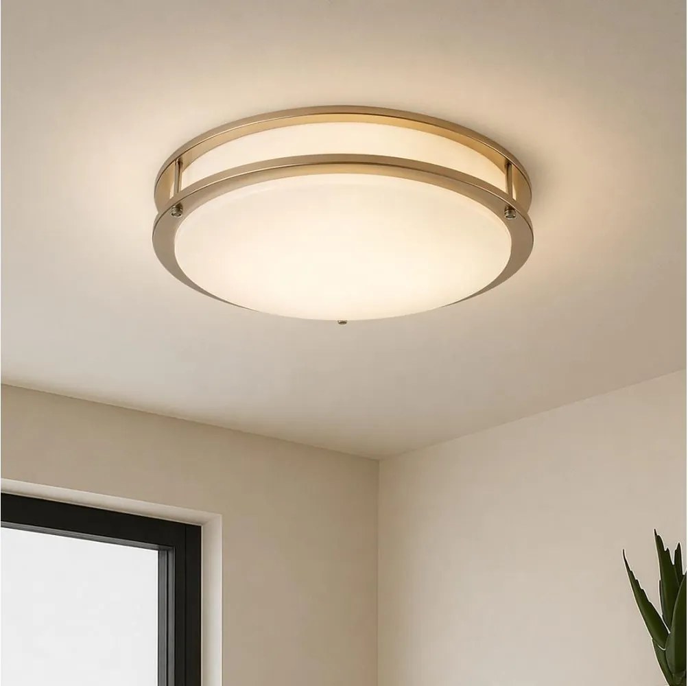 Brilagi - Mennyezeti lámpa ELARO 4xE27/40W/230V átm. 41 cm arany