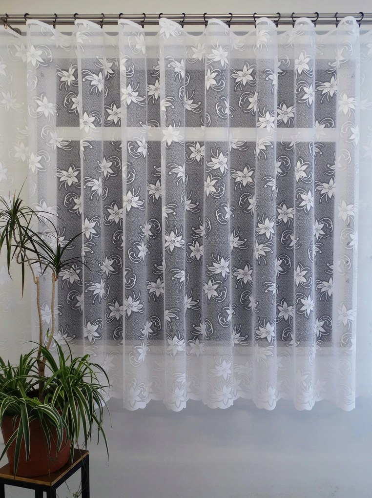 Mg Függöny 2011 Fehér 250x150cm Kész Szalaggal M