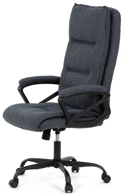 Fekete Szövet Irodai Szék, Hinta Mechanikával. KA-Y348 BK2