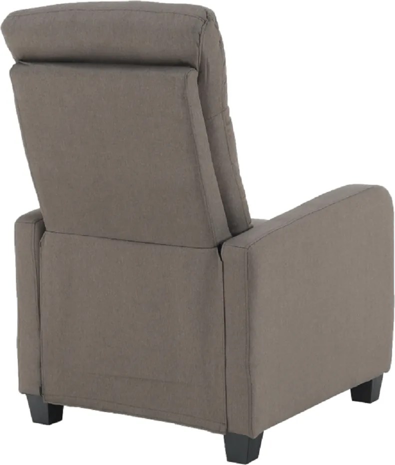 Relaxáló fotel, barna, TURNER