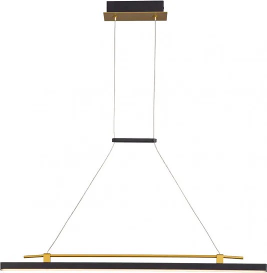 ITALUX PND-54638F-16W-3K-BK-GD MERLOT Modern Led Függesztett Lámpa IP20