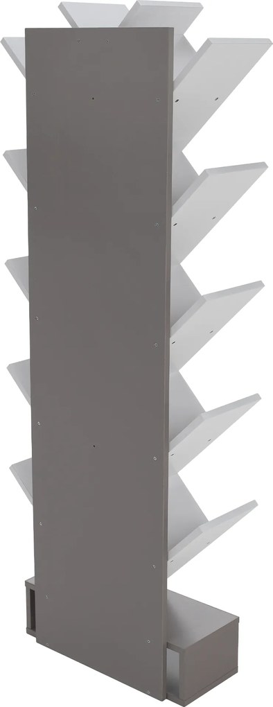 Polcrendszer, szürke/fehér, VEVEY