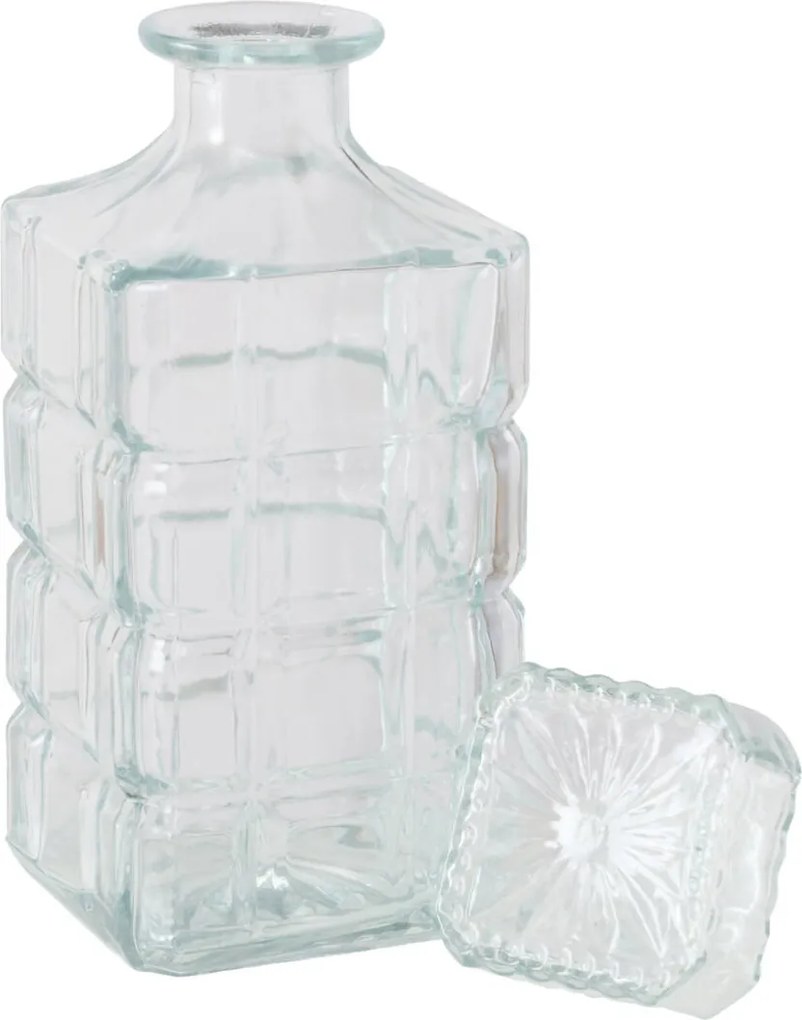 Whiskey Kancsó Parafadugóval Dekoratív Üveg Modern 900 ML 9X23 CM