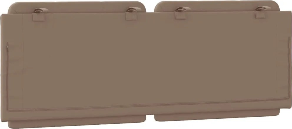 cappuccino színű műbőr fejtámla párna Zadar 120 cm