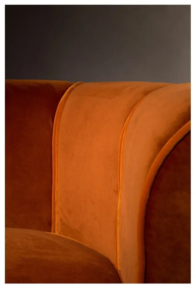 Flower narancssárga fotel - Dutchbone