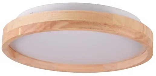 LED fürdőszobai mennyezeti lámpa LED/12W/230V Ø 27 cm IP44 tölgy