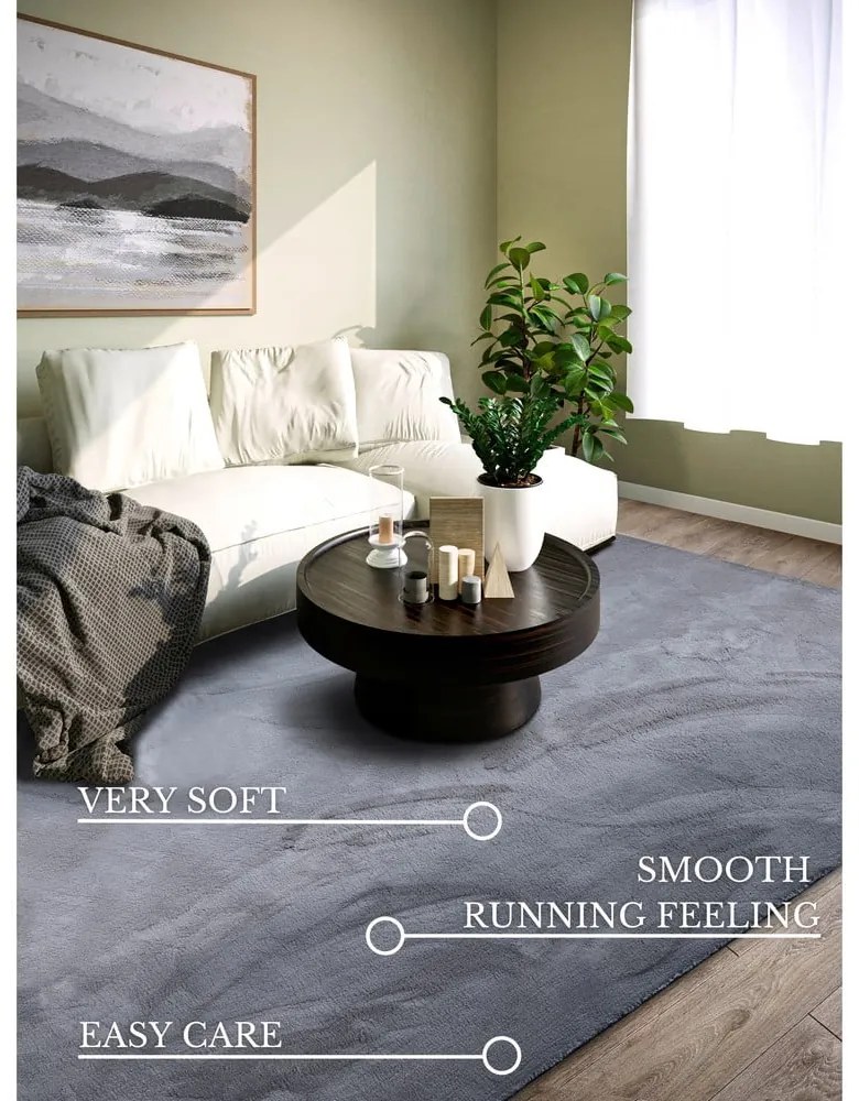 Antracitszürke szőnyeg 160x230 cm Leon – Villeroy&amp;Boch