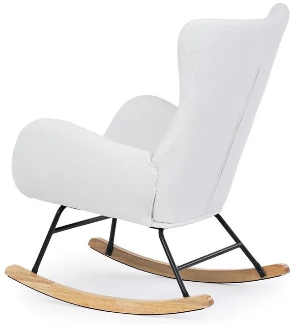 Fehér Szövet Hintaszék. AK-376 WT2