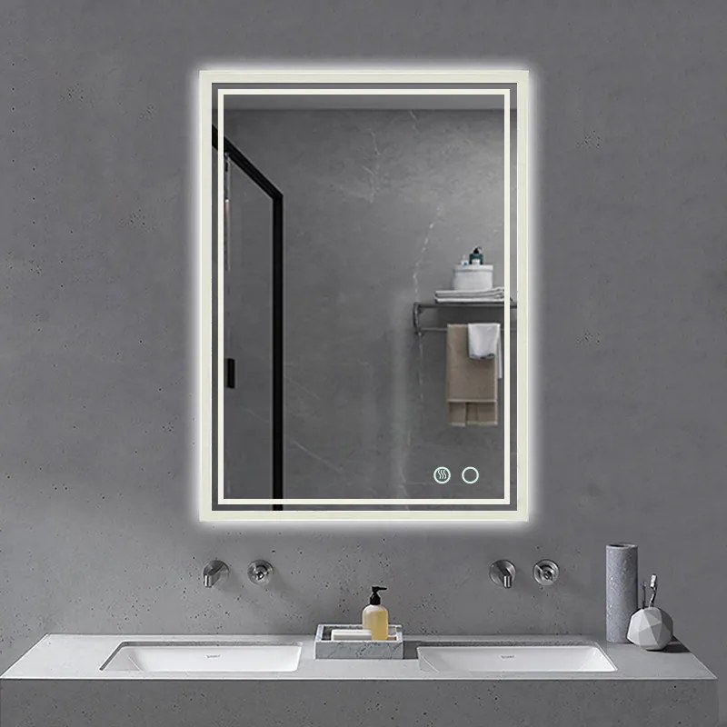 Universe Lighting F201V-1 LED tükör - fényerő + színhőmérséklet szabályozás - 60 x 80 cm