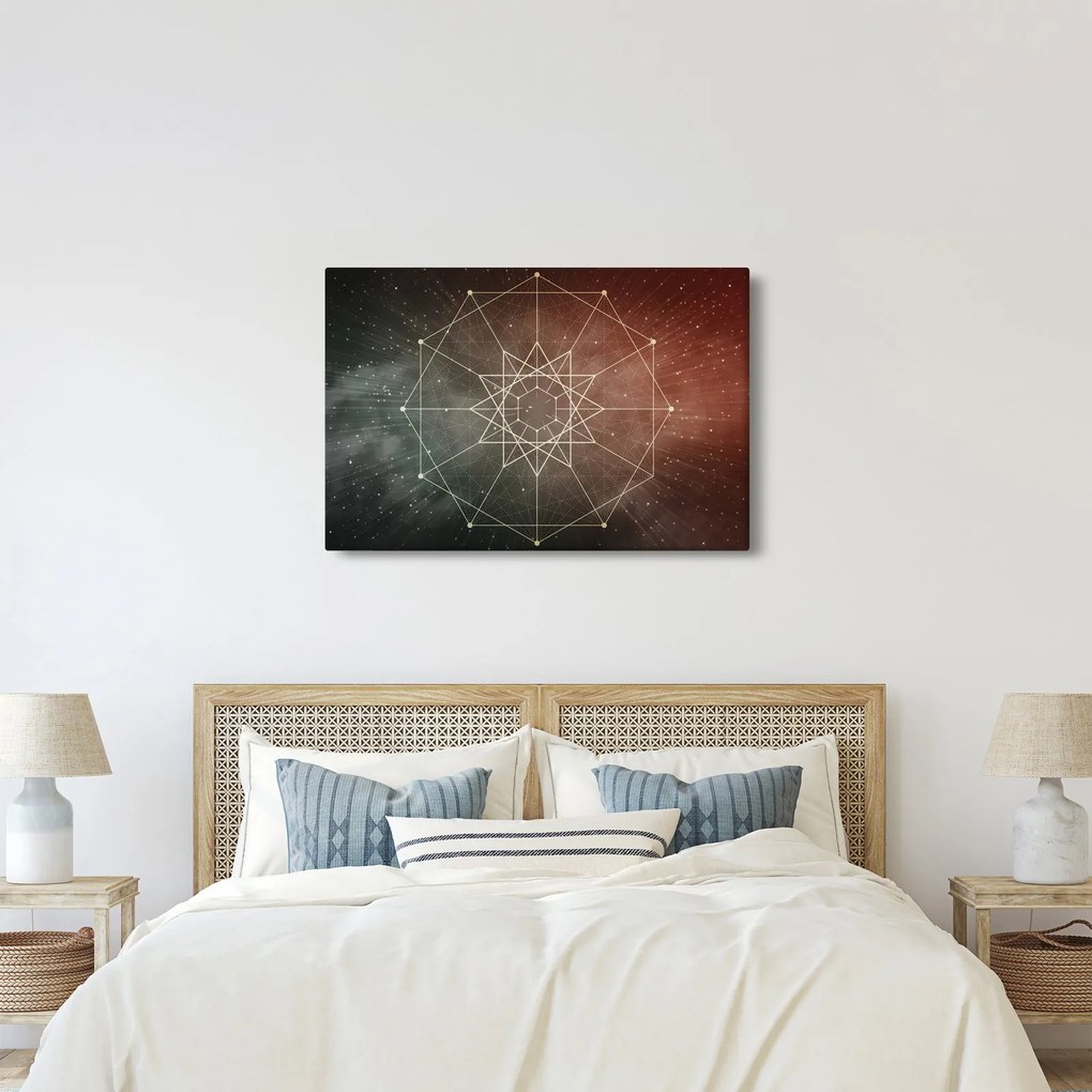 Kép - Kozmikus dodekagram (90x60 cm)