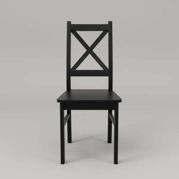 NATE fekete étkezőszék